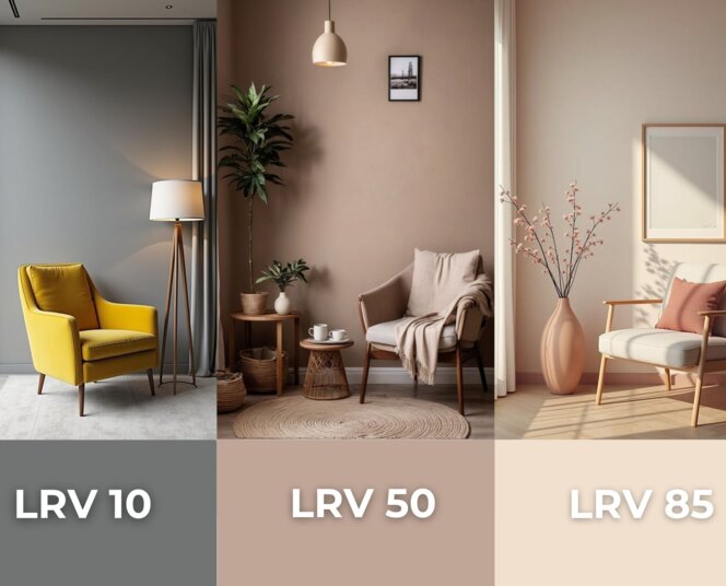 LRV краски: что это такое и как использовать при выборе цвета