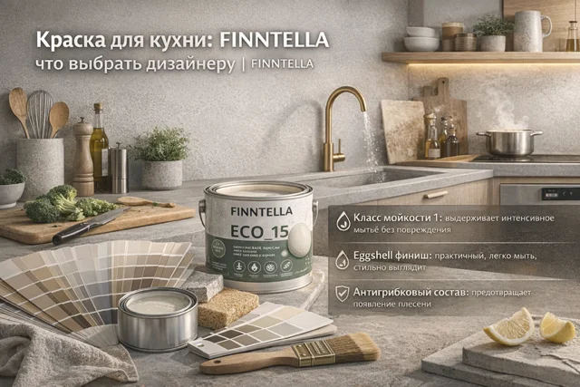 Краска для кухни: что выбрать дизайнеру | FINNTELLA
