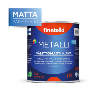 FINNTELLA METALLI MATTA — матовая грунт-краска по металлу изб. 1