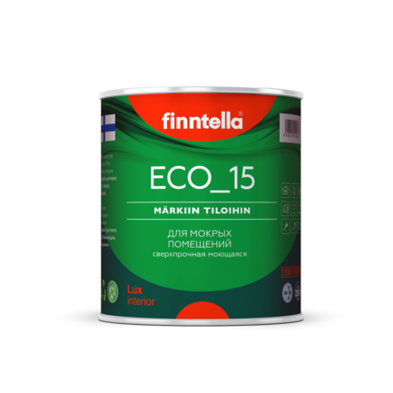 FINNTELLA ECO_15 — краска для влажных помещений и путей эвакуации изб. 1