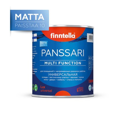 FINNTELLA PANSSARI Матовый — грунт-эмаль по металлу МДФ и дереву, блеск 10 изб. 1